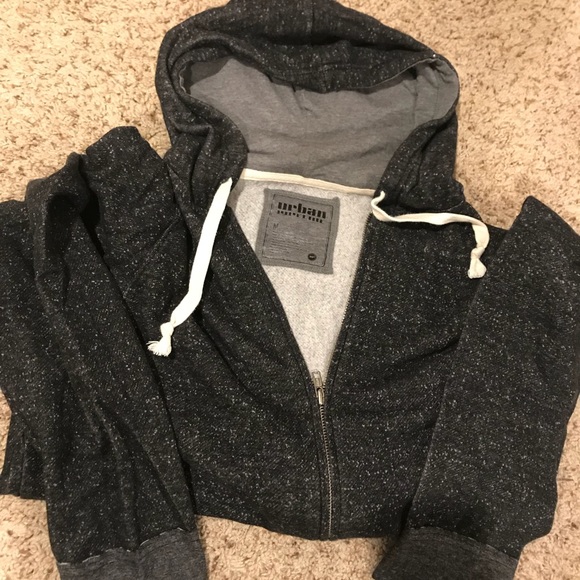 Gray Zip Up Sweatshirt - Picture 2 of 2